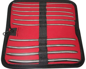 Instrumento médico de acero inoxidable, dilatador Hegar uterino, juego de 8 piezas, instrumentos ginecológicos de un solo extremo, PENTAX QUIRÚRGICO - Product Image 5