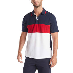 Vêtements décontractés de qualité supérieure Polos pour hommes Nouveau design Logo personnalisé Polos respirants de couleur unie pour hommes vente à chaud - Product Image 1