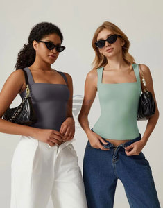 European and American Style <b>Tight</b>-<b>fitting</b> Yoga tank <b>Top</b>, Quick-drying Fitness Wear, Versatile for Outerwear and Running - Product Image 5