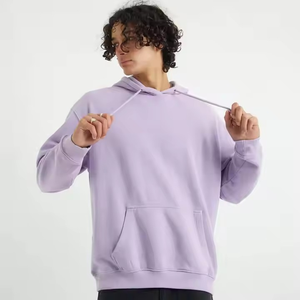 Sweats à capuche pour hommes respirants Séchage rapide 100% coton Sweats à capuche brodés Coupe parfaite OEM Streetwear Sweats à capuche de jogging - Product Image 6