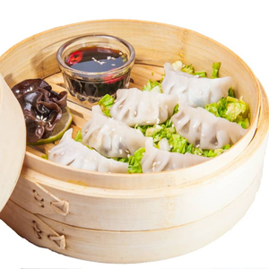 Cesta de vapor de bambú Dim Sum, juego de alta calidad y precio barato con Logo láser de grabado gratis de Eco2go, Vietnam, para cocinar alimentos - Product Image 1