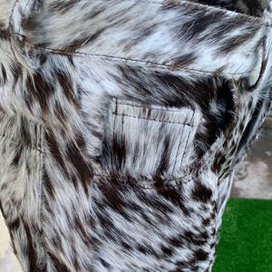 กางเกงหนังวัวทรงตรง สไตล์แฟชั่นใหม่ ขายดีสำหรับผู้ใหญ่ มีจำหน่ายแล้ว - Product Image 5