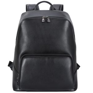 Premium Genuine <b>Leather</b> Fashion Backpack with USB Port Lightweight & Air <b>Cushion</b> Belt for Unisex Travel School & Office Use - Product Image 1