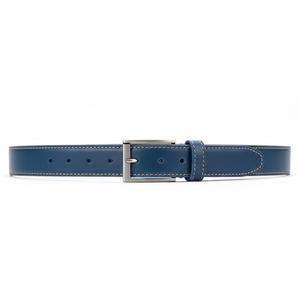 Ceinture en cuir véritable pour hommes Bracelet décontracté en cuir de vachette fait à la main Acier OEM Logo personnalisé Design Business Fashion Personnalisable - Product Image 6