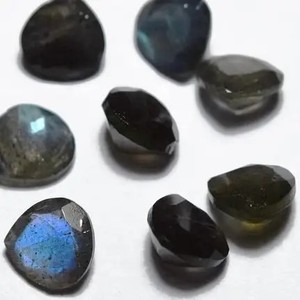 6mm Naturel Labradorite Pierre À Facettes Coeur Coupe Lâche En Gros Fournisseur De Pierres Précieuses Boutique En Ligne Maintenant À La Fabrication De Prix D'usine - Product Image 1