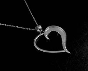 <b>Heart</b> Shape Blank Bezel Pendant Setting 925 Sterling <b>Silver</b> Good For Pour Crushed Opal Resin & Ashes Work Keepsake Breastmilk - Product Image 4