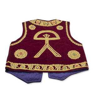 Chaleco Estilo Afgano para Hombre con Delicado Diseño de Bordado, Chaleco Otomano Bordado de Primera Clase, Chaleco Étnico Corto Bordado - Product Image 4