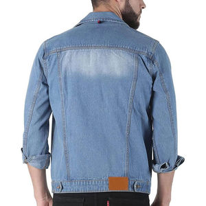 Veste denim à boutons en corne unisexe tailles personnalisées OEM conception personnalisée haute qualité pour l'hiver cisaillement imperméable et coupe-vent - Product Image 6