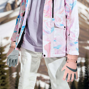 Gants de ski et de snowboard imperméables et chauds pour l'hiver, en coton/spandex, avec fermeture à boucle et crochet, sport, vente chaude, confortables - Product Image 4