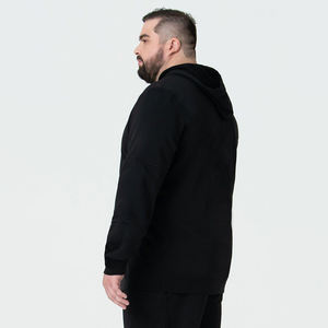 Bien diseñado de alta calidad 300gsm Heavyweight Pullover Hoodies Cotton Spandex Drop Shoulder Oversized Men Hoodies - Product Image 3