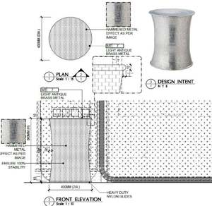 Wholesale Hammered Side Table With Silver Finishing Customized Handmade Decorative Living Room Side Tables for Sale - Product Image 2