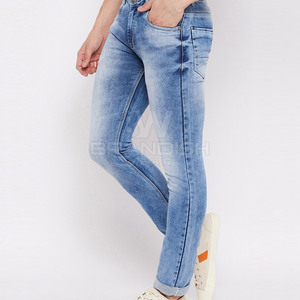 Pantalón vaquero para hombre MOQ bajo ropa informal Top venta cintura alta recto uso al aire libre mejor pantalón vaquero para hombre - Product Image 3