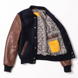 Unisex Maximize Wear Baseball Letterman Varsity Jacket Impresión personalizada de alta calidad Bordado Stand Collar Patrón de invierno - Product Image 2