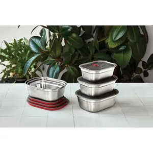 Juego de 3 Recipientes Personalizados para Almacenamiento de Alimentos y Preparación de Comidas, Mercancía Personalizada - Product Image 4
