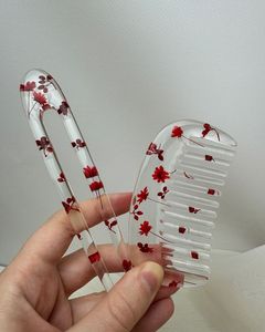 PEIGNES DE COUPE FINE PROFESSIONNELLE DE CHEVEUX Peigne à cheveux de barbier professionnel pour utilisation en salon Matériau en résine - Product Image 3