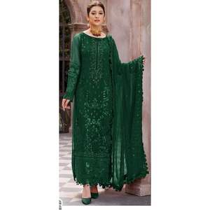 Georgette Salwar Kameez de la mejor calidad con un color increíble y trabajo de bordado a precio mayorista - Product Image 1