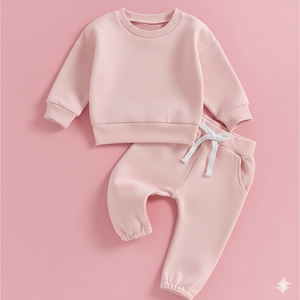 Conjunto de Ropa de Algodón para Bebé, Sudadera Suave y Pantalones Deportivos - Product Image 4