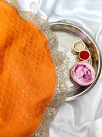 Magnifique ensemble de couvre-thali, artisanat, thali chic pour les cadeaux de mariage, décoration, plateau pour pooja aarti, cadeau pour Karwa Chauth et les festivals