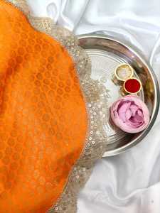 Beautiful Thali Covers Set Handicrafts Thal Posh for Wedding Favors Decorative Pooja Aarti <b>Plate</b> Karwa Chauth & Festival Gift - Product Image 2