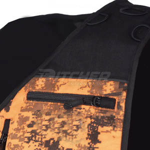 Recién llegado, chaleco de caza de verano transpirable sólido para hombres, al aire libre uso táctico, sin mangas - Product Image 6