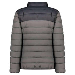 À la mode élastique poignets fermeture éclair femmes matelassé doudoune capuche réglable Slim Fit fermeture éclair poches veste avec patchs personnalisés - Product Image 3