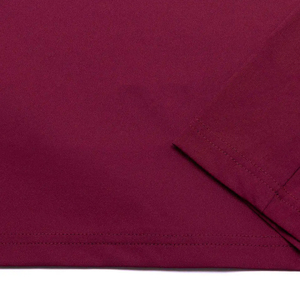 Camiseta sin Mangas para Hombre, Color Borgoña, Cuello Redondo, Tejida, Color Sólido, Transpirable, Ecológica, de Secado Rápido, Estilo Vintage con Cuentas - Product Image 4