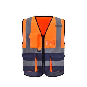 Vêtements de travail confortables d'été à demi-manches réfléchissants fluorescents à haute visibilité pour infirmières et médecins, uniforme respirant en polyester - Product Image 1