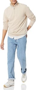 Sweat à capuche décontracté pour homme tendance 2025 avec fermeture éclair quart de tour, 100 % coton, haute qualité, design uni, respirant, séchage rapide, idéal pour l'hiver - Product Image 3