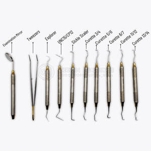 Kits de Higiene Dental de Acero Inoxidable de la Mejor Calidad con Mango, Instrumentos de Examen Oral Manuales con Certificación CE - Product Image 2