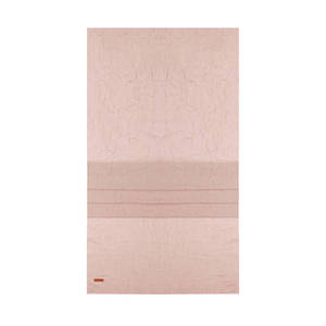 ผ้าพันคอโพลีเอสเตอร์สีเบจลายสี่เหลี่ยม - Product Image 1