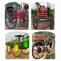 Roues en caoutchouc agricole solides YT 1600*80mm 1,6m 63 pouces pour transplanteurs de riz, pneus pour tracteurs, garantie de 2 ans