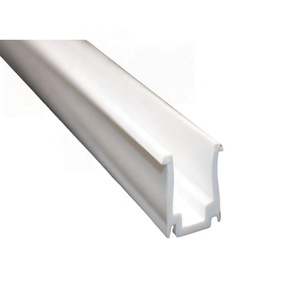 Tùy chỉnh <span class=keywords><strong>U</strong></span> hình dạng cứng nhắc PVC uPVC nhựa đùn hồ sơ, nhựa <span class=keywords><strong>U</strong></span> kênh - Product Image 5