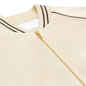 แจ็กเก็ตน้ำหนักเบากันลมสีเบสบอลทำจากไนลอนเข้ารูปคอตั้ง - Product Image 3