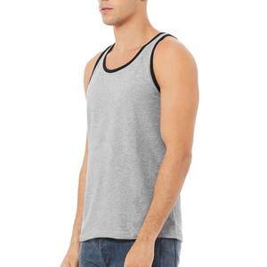 Débardeurs Bella en toile respirante coupe ajustée gris - Product Image 5