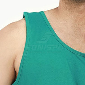 SONISPO SPORTS & FITNESS Débardeur de sport pour homme, prix abordable, confortable, respirant, séchage rapide, léger, polyester/coton - Product Image 5