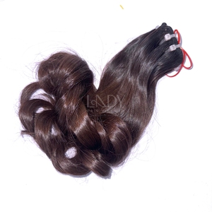 Mechones de colores personalizados ondulados superdoblemente dibujados de la mejor calidad de 100% cabello humano vietnamita con precio al por mayor - Product Image 1
