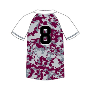 เสื้อเบสบอลคุณภาพสูงแบบสั่งทำกระดุมเต็มพิมพ์ซับลิเมชั่นพลัสไซส์ปักโลโก้ทีมคลับชุดซอฟต์บอล - Product Image 3