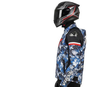 Veste de course de moto coupe-vent Polyester Spandex Impression numérique Vêtements d'extérieur de protection pour l'équitation Sports Biker Safety Gear - Product Image 5