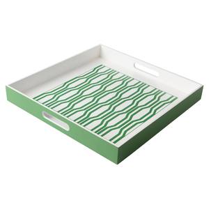Set of 2 Traditional Look Serving Tray for Ceremonies Celebration Decorative Usage Food Serving Tray - Product Image 5