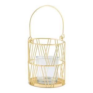 ชุดโหลเทียนหวายทำด้วยมือแบบออกแบบได้ตามต้องการทำจากโลหะ2ชิ้นและโคมไฟแก้วสำหรับตกแต่งบ้าน - Product Image 3