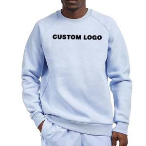 Sudaderas de Hombre de Felpa Francesa, Estilo Casual de Invierno, Cuello Redondo, Hombros Caídos, Bordadas, Lisas, Teñidas, Diseño Urbano - Product Image 1