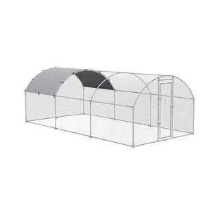 Outdoor-Käfig für Haustiere Des Champs CGT06 Hochwertiger Coop aus verzinktem Metall 2*3*6 m