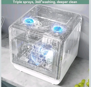 เครื่องล้างจานแบบพกพา เครื่องล้างจานแบบตั้งโต๊ะพร้อมหน้าจอสี 5 โปรแกรมตั้งค่า - Product Image 5