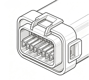 Conjunto de Cables Discretos de Doble Fila de 40 Posiciones SFSDT-20-28-H-80.00-SR con Paso de 1.27 mm - Product Image 3