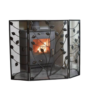 Écran de protection contre les flammes en métal de qualité supérieure, décoration intérieure pour foyer à bois, couverture de protection contre les étincelles, clôture de protection contre les flammes - Product Image 4