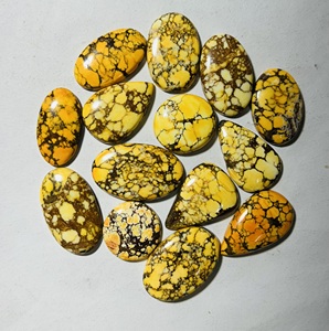 Piedras preciosas sueltas de caballo salvaje amarillo Natural de alto grado AAA, hermoso diseñador, joyería de caballo amarillo para garantía de jaspe de magnesita - Product Image 4