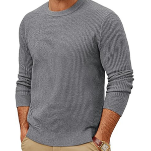 Suéter tejido Jacquard algodón OEM logotipo personalizado estampado prendas de punto a granel Fabricante Mayorista - Product Image 2