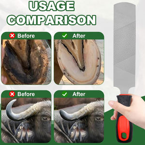 มาใหม่ด้ามจับทำจากยางรองรูปเกือกม้าอุปกรณ์สำหรับสัตวแพทย์ - Product Image 6