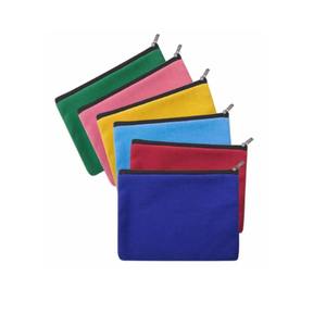 Customized Black <b>Zipper</b> Case Eco-Friendly Portable Fashion Travel Makeup Pouch Canvas Fabric Cosmetic <b>Storage</b> <b>Bag</b> <b>with</b> Logo - Product Image 2