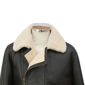 Chaqueta de Alta Calidad al por Mayor para Invierno y Chaqueta de Cuero Personalizada con Logotipo, Diseño Nuevo y Ligero, de Piel de Oveja para Unisex - Product Image 4